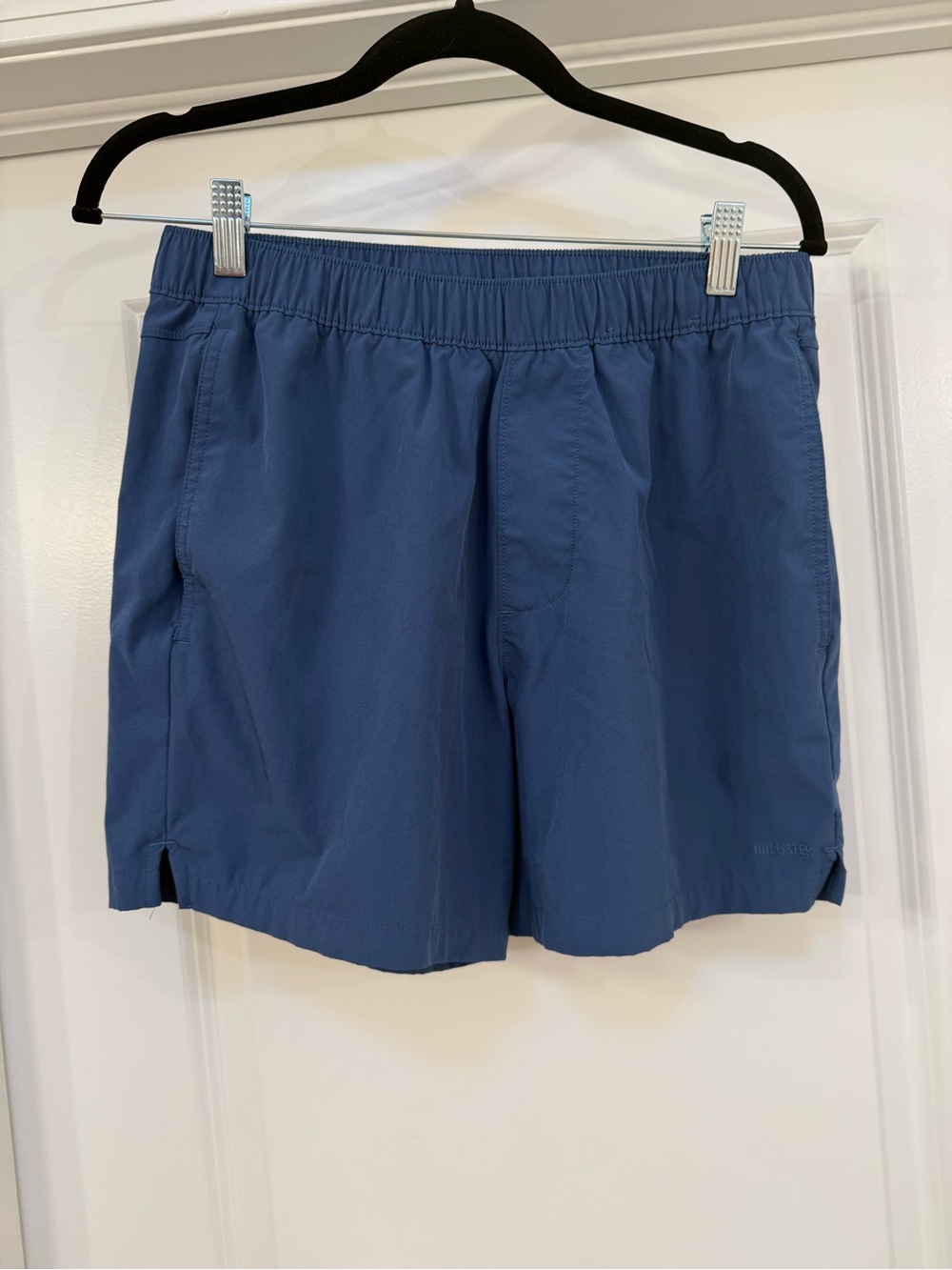 Hollister Men's Slate Blue Athletic Shorts